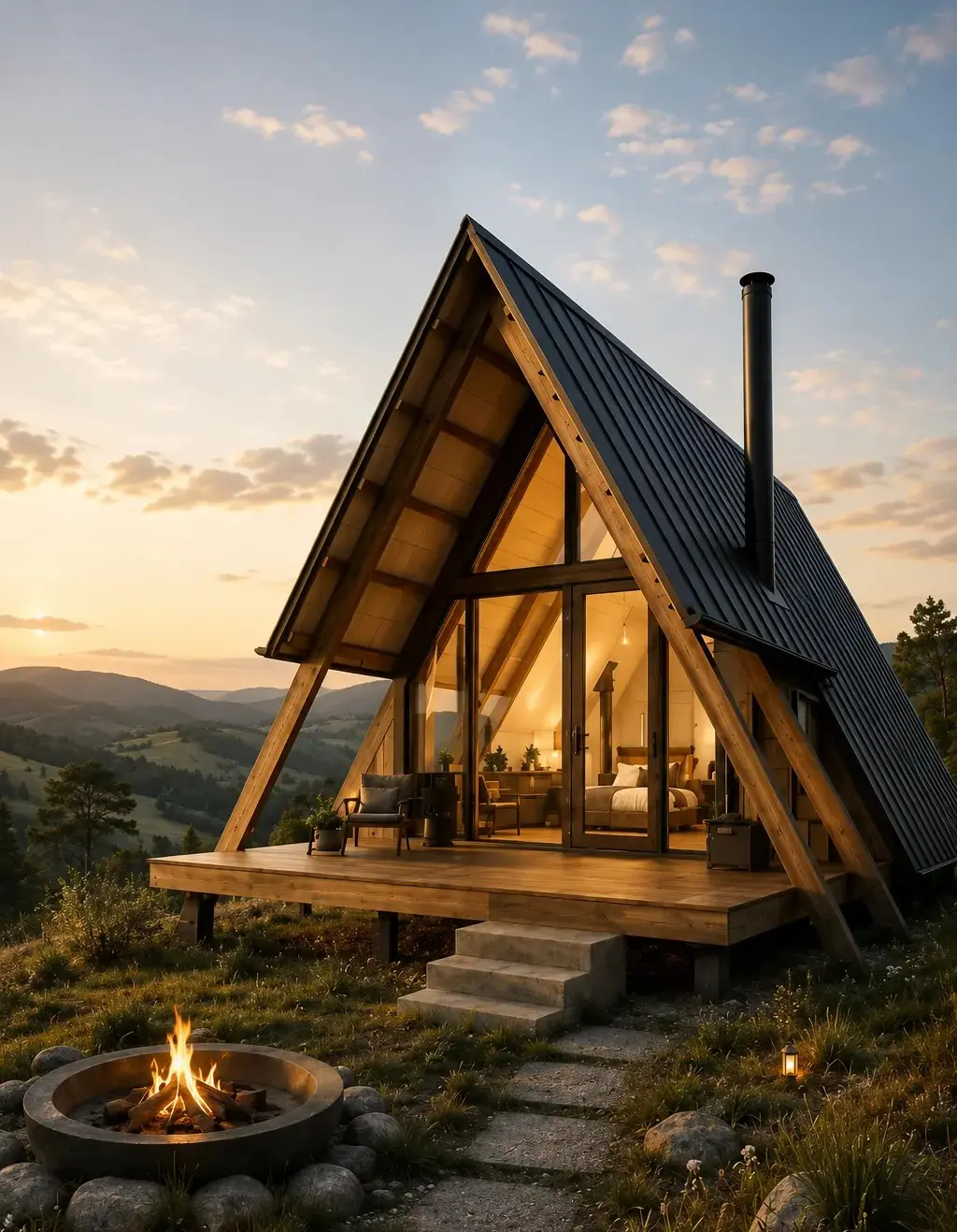 Luxury A-Frame Cottage